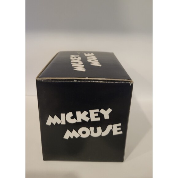 Disney Mickey Mouse Etched 3D Print Retro Black and White Coffee Mug 12 OZ NIB - Picture 5 of 10